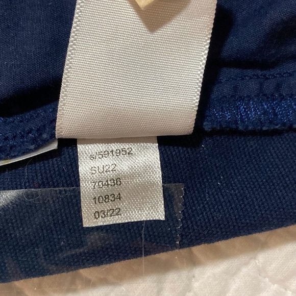 LOFT Navy Blue Nautical Mini Skirt | Size 10 P | Sailing Outfit | Summer BBQ - Picture 9 of 9